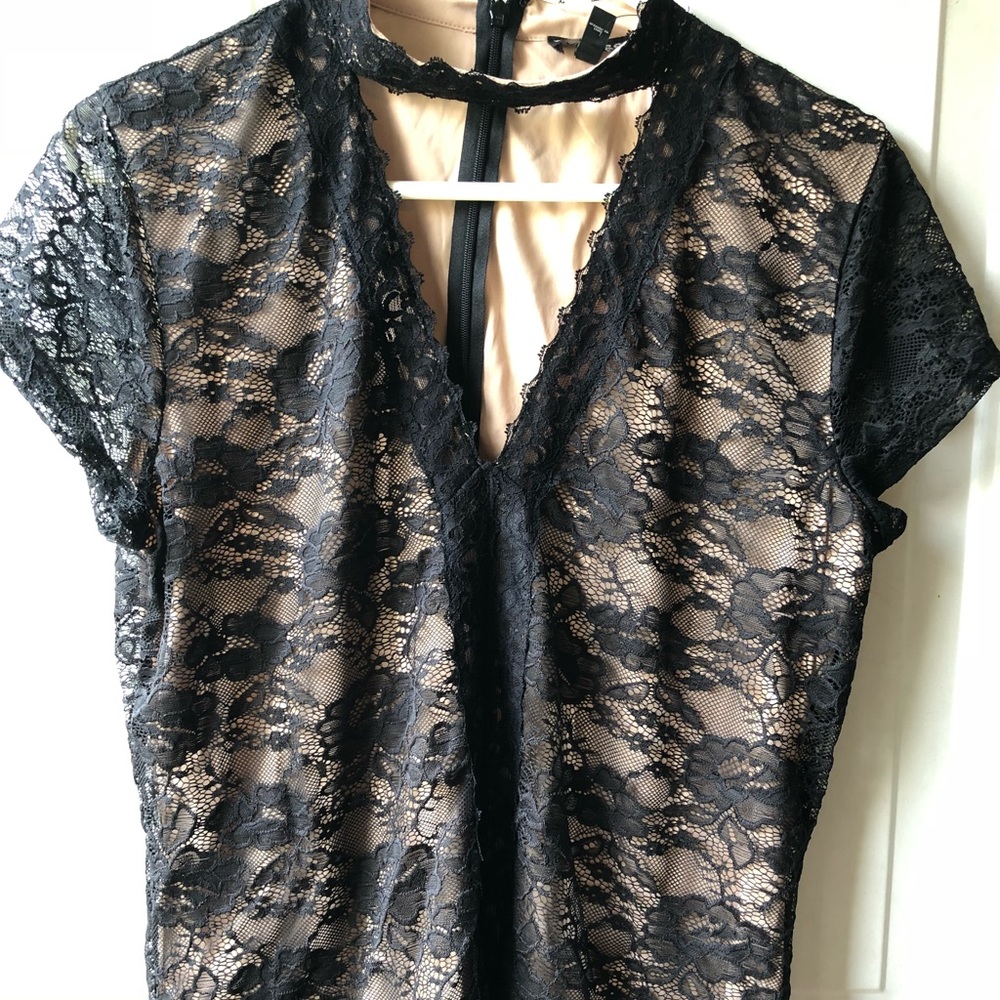 Express women’s lace dress top